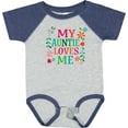 thumbnail image 3 of Inktastic My Auntie Loves Me Girls Girls Baby Bodysuit, 3 of 5