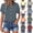 12# Gray, variant on Womens Gauze Shirts Button Down Dress Shirts Short Sleeve Textured Collared Summer Casual Work Blouse Camping Clothes Yellow XL
