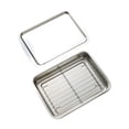 thumbnail image 1 of Luzkey Baking Sheet with Rack Rectangle Catering Pan for Buffet Restaurant Roasting Large, 1 of 8