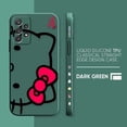 thumbnail image 3 of Case For Samsung Galaxy A91 A73 A72 A71 A53 A52 A51 A42 A33 AO3S 4G 5G Simple Liquid silicone Case Line Art Hello K-Kitty Cat, 3 of 5