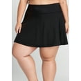 thumbnail image 4 of Calypsa Women's and Women's Plus High Waisted Flowy Swim Skirt With Shorts, 4 of 7