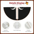 thumbnail image 6 of Lsque The Binding of Isaac Print Christmas Tree Skirt with Ties and Velcro,Xmas Holiday Decorations, Adjustable Tree Skirt-36", 6 of 6