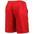 thumbnail image 3 of Men's G-III Sports by Carl Banks Red Atlanta Hawks Sea Wind Swim Trunks, 3 of 3