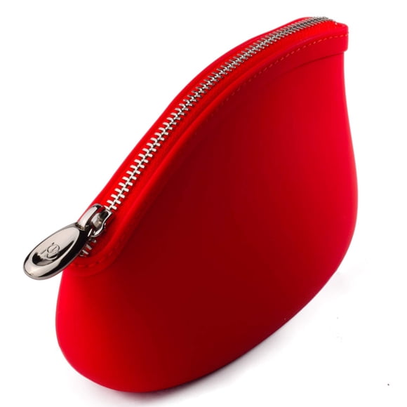Bolsa cosmética Pudinbag Blancmange Silicone Waterproof Red