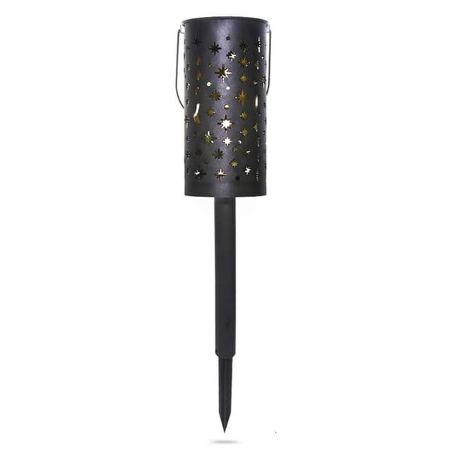Luces Solares Para Caminos, Farolillos Solares Para Exteriores, Farol De Luna Y Estrella Hueca, Luces Decorativas Impermeables Para Pasarela, Jardín, Patio, Césped Cateissary HA035950-00