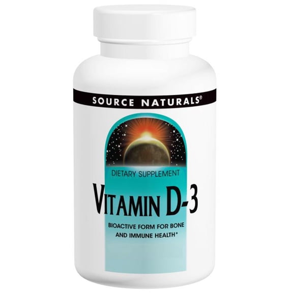 Source Naturals Vitamin D-3 5000 IU - 120 Capsule