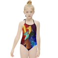 thumbnail image 3 of Wings Of Fire WOF Girls One Piece Swimsuits Quick Dry Bathing Suit Swimwear Swimming Suit 9-11Y(140cm), 3 of 8