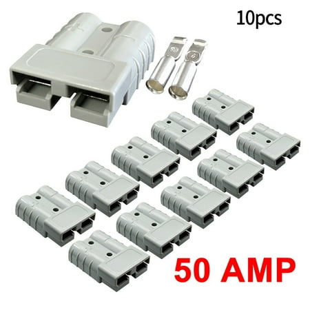 10 X For Anderson Style Plug Connectors 50 Amp 12-24V 6Awg Dc Power Tool