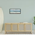 thumbnail image 2 of Stupell Industries Panoramic Sandpipers Birds Shoreline Ocean Landscape Painting , 30 x 13, Design by Sally Swatland, 2 of 8