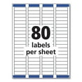thumbnail image 4 of Easy Peel White Address Labels W/ Sure Feed Technology, Laser Printers, 0.5 X 1.75, White, 80/sheet, 25 Sheets/pack | Bundle of 10 Packs, 4 of 7