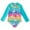 Star, variant on URMAGIC Kids Girls Zip Up Long Sleeve Rash Guard One-Piece Swimsuit Rainbow Swimwear 1-8Y