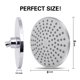 thumbnail image 4 of Ducha tipo lluvia de alta presión - Cabezales de ducha de acero inoxidable para baño - Ángulo ajustable para una ducha de baño definitiva - Ahorro de agua ultrafino, 4 of 4