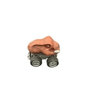 10 Pack Dino Truck, Pull Back Dinosaur Truck, Perfect for Racing, Playtime, Gifts, Party Favors, Everyday Fun, Pull It Back, Watch Them Zoom Forward to Delight Young Dino Enthusiasts, Bulk, Brown