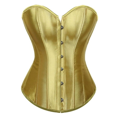 SBYOJLPB Shapewear Tummy Control Fashion Women s Plus Size Boned Corsets Shapewear Outfit Solid Sexy Underwear Shapewear Yellow 8-10(L)