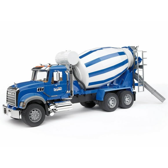 Bruder Toys Construction Vehicle MACK Granite Cement Mixer Truck with Barrel