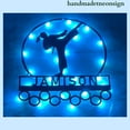 thumbnail image 5 of Handmadetneonsign Karate Girl Medal Hanger, Karate Metal Holder, Martial Arts House Metal Wall Decor 038346, 5 of 5