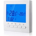 thumbnail image 1 of Digital heating thermostat 2-wire connection with programming for 6 working days and 2 weekend periods, 1 of 4