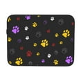 thumbnail image 7 of cats footprints black 13 inch Portable Laptop Sleeve Compatible with MacBook Air Notebook Computer Case for Men Women College School Students, 7 of 7