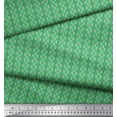 thumbnail image 3 of Soimoi Cotton Voile Fabric Ogee Small Print Fabric by Yard 56 Inch Wide, 3 of 3