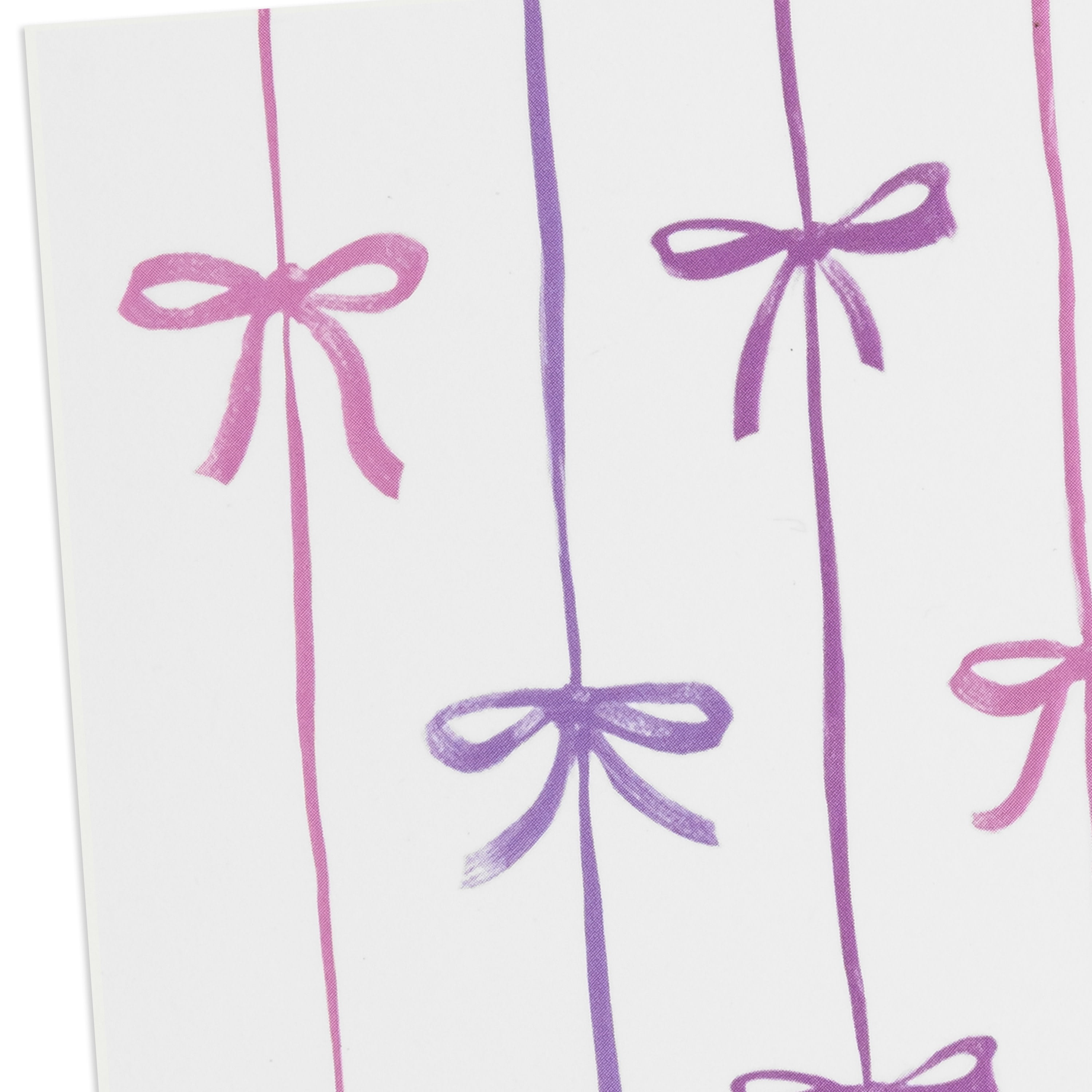 Hallmark Blank Notes (Rows of Bows),10 Count