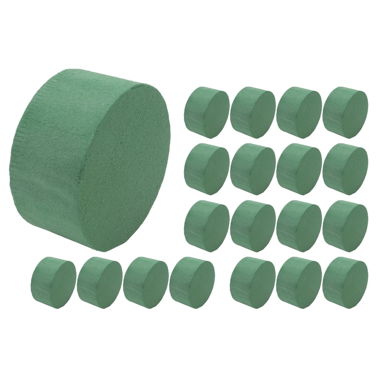 Round Floral Foam Pack of 20,Wet Florist Block Flower Arrangement Supplies for Craft Project,Party Decoration