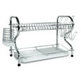 thumbnail image 2 of Better Chef 16" 2-Level Chrome-Plated R-Shaped Dish Rack, 2 of 2