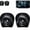 A#ghost face headrest covers, variant on 2 Pack Novelty Ghost Face Car Headrest Covers for Cars, Upgraded Snug Fit Auto Seat Protector, Soft Breathable Polyester Holiday Vehicle Interior Decor Accessories for Cars Trucks SUVs