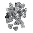 thumbnail image 2 of Rongfmy 30 Pcs Antique Buttons Metal Buttons Jeans Buttons rative Buttons For Heart Shape Snowflake, 2 of 8