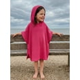 thumbnail image 5 of BemeyourBBs Toddler Baby Girls Boys Swim Cover Up Swimwear Poncho Kids Swimsuit Coverup Waffle Knit Beach Bathing Suit Bathing Robe Short Sleeve Hooded Coverups Beachwear Wrap, 5 of 9