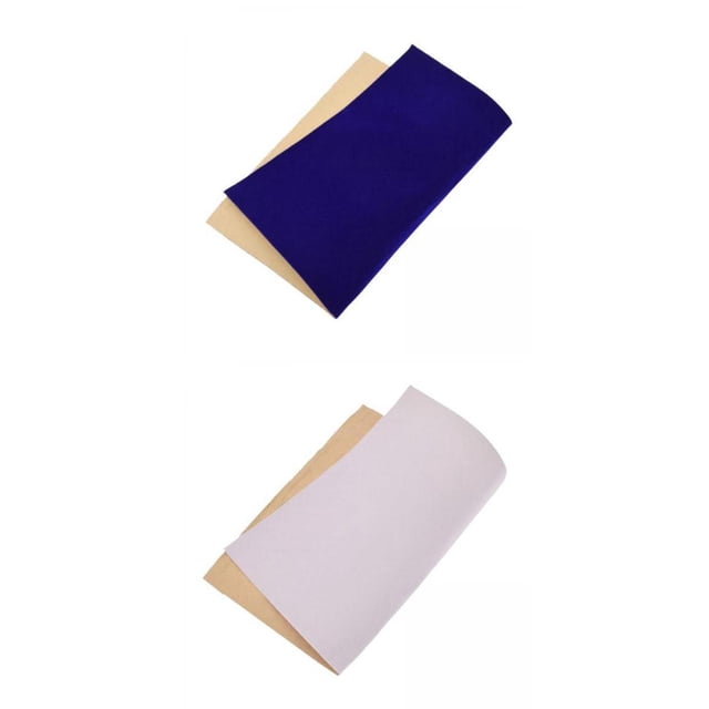 2 Piezas de Tela de Autoadhesiva para Bricolaje, Forro de Papel, Arcos, Joyería Soledad parte trasera adhesiva de tela de terciopelo