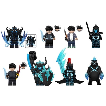 8 Pcs Action Figures Building Blocks Toys Set, Collectible 1.77 Inchs Minifigures Building Kits Awesome Gift for Kids Fans of the Character Building Toys