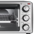 thumbnail image 3 of BLACK+DECKER Horno tostador de 4 rebanadas, tecnología Even Toast, se adapta a una pizza de 9", negro, 3 of 5