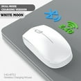 thumbnail image 2 of Kyusrd Wireless Computer Mouse Desktop Notebook Business Office Portable Optical Mouse (rechargeable Bluetooth mode), 2 of 3
