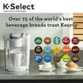 Keurig KSelect SingleServe KCup Pod Coffee Maker, Matte White