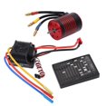 thumbnail image 3 of El motor impermeable 3650 sin cepillo está equipado con un accesorio de Kit combinado de tarjeta de programación 60a esc, adecuado para 1 / 10 RC car 5200kv, 3 of 10