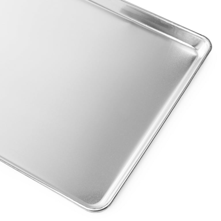 KITCHENATICS Jelly Roll Baking Sheet Pans, Commercial Quality Aluminum  Cookie Sheets for Roasting & Baking, Rimmed Nonstick Jelly Sheet Pans -  Warp