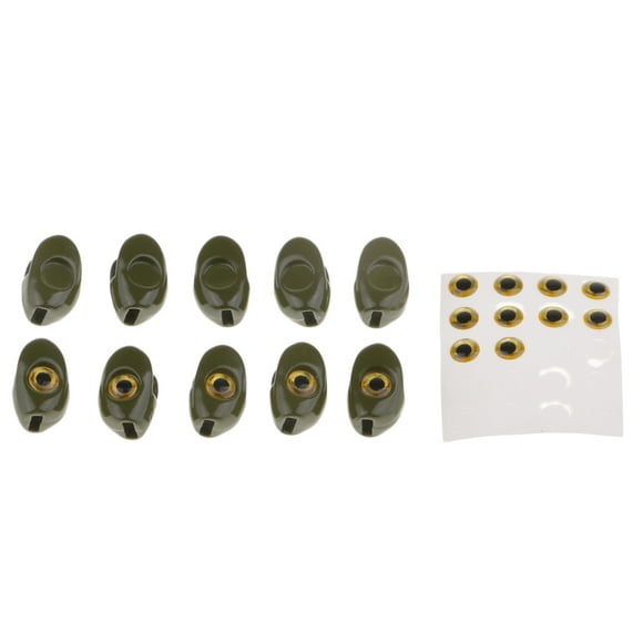 10 piezas z sculpin bunny Cabeza verde dorado sculpin Sunnimix Cabeza de Skulpin para atar moscas