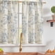 thumbnail image 2 of Cortinas de ventana Jinchan, rústicas y florales, 24 x 60 cm, 2 paneles, 2 of 9