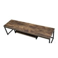 thumbnail image 3 of ACME Beth Weathered Oak and Black TV Stand for up to 80" Flat TV, 3 of 5