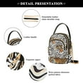 thumbnail image 4 of joogoo Women Tigers in Stripes Chain Crossbody Bags Shoulder Handbag Phone Purse, 4 of 5