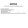 thumbnail image 2 of Transit Auto Front Disc Brake Caliper Coated Rotors and Ceramic Pads Kit for Car Honda Civic Acura EL Insight KCG-100623T, 2 of 11