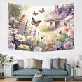 thumbnail image 4 of Tapestry Wall Hanging,Nature Floral Garden Tapestries for Dorm Living Room Bedroom Decor,Boho Wall Art,Sofa Cover,Photo Background, 40"x30", 4 of 8