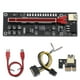 thumbnail image 1 of PCI-E LED tarjeta de video EXPANSIÓN Tarjetas gráficas 8 condensadores de estado sólido 6 pin 4 pines extensor adaptador portátil con hebilla de fijación tipo 2 Vogacara EL005599-02B, 1 of 6