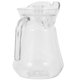 thumbnail image 2 of Clear Acrylic Juice Pitcher, Food Safe Beverage Container, Heat Resistant Cold Water Kettle for Parties, Picnics & Family Gatherings with Easy Pour, 2 of 5