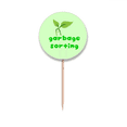 thumbnail image 1 of Protective Endangered  Greening Toothpick Flags Round Labels Party Decoration, 1 of 3