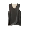 thumbnail image 3 of cllios Tank Tops Men Soft Comfy V Neck Sleeveless T Shirts Solid Color Lightweight Loose Fit Tank Top for Casual Summer Dark Gray L, 3 of 6