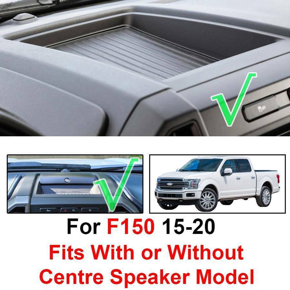XUKEY Dashboard Cover For Ford F150 2015 -2020 Dash Mat Pad Dashmat Black
