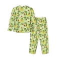 thumbnail image 2 of Uemuo Cute Dinosaurs Cartoon Pattern Womens Pajama Sets,PJ Set for Women,Pajamas for Women Logo,Long Sleeve Pajama Set for Women,Soft Long Sleeve Top With Pants-XX-Large, 2 of 9