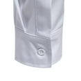 thumbnail image 5 of safuny Men's Long Sleeve Shirts Slim Suit Tops Big&Tall Fashion Turn Down Collar Sweatshirts Button Casual Cotton Outwear Color Block Pullover White S, 5 of 9
