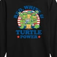 thumbnail image 3 of Teenage Mutant Ninja Turtles - Red White Turtle Power - Youth Long Sleeve Tee, 3 of 5